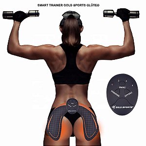 Tonificador Smart Trainer Gold Sports Estimulador Elétrica Muscular Glúteos