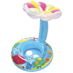Boia Gold Sports Cogumelo Infantil  Bebê e Criança Com Sombreiro Protege Do Sol e Assento
