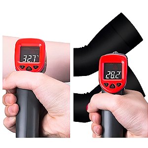 Manguito Longo Térmico e Compressão Gold Sports Adulto Dry Preto Proteção Solar Uv+50 - 2 pçs