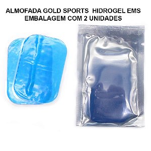 Kit Adesivo Gold Sports Gel Para Aparelho Ems Abdominal - 3 Envelopes Com 2 unidades cada