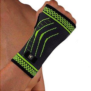 Munhequeira Elástica Gold Sports de Compressão Térmica Longa