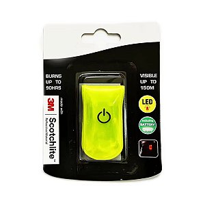 Clipe Led Esportivo Magnético Gold Sports Salzmann – Feito com 3M Scotchlite