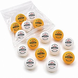 Bolas de Tênis de Mesa Gold Sports Binshen Premium 40+ 3 Estrelas