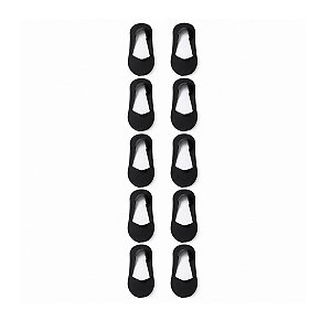 Kit 5 Pares de Meias Invisíveis Gold Sports com Silicone Antiderrapante – Respiráveis