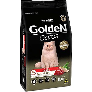 Ração GoldeN Gatos Adultos Sabor Carne 10.1 KG
