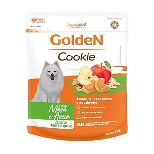 Cookie GoldeN Cães Adultos Porte Pequeno Sabor Maçã e Aveia 350g