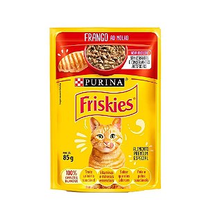 Ração Úmida Friskies Frango ao Molho 85g