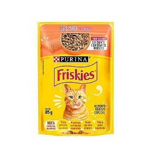 Ração Úmida Friskies Salmão ao Molho 85g