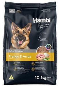 Ração Hambi Cães Adultos Sabor Frango e Arroz