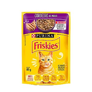 Ração Úmida Friskies Cordeiro ao Molho 85g