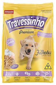 Ração Travessinho Cães Filhotes 1Kg