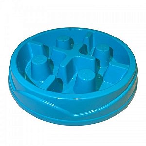 Comedouro Educativo Anti Stress Azul