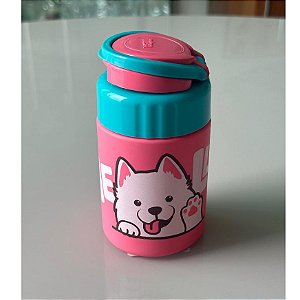 Garrafa Squeeze Infantil Cachorrinho de água 300ml
