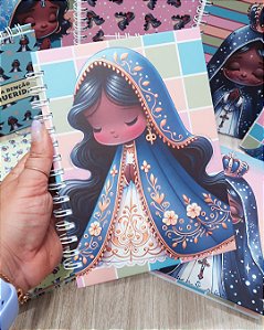 Caderno A5 Personalizado Capa Dura Nossa Senhora
