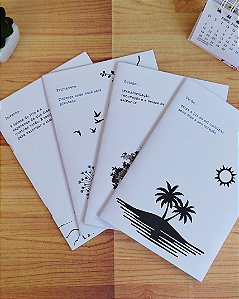 Kit Refil 4 Brochuras Caderno Midori A5 Personalizado