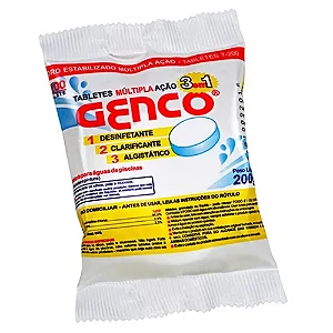 GENCO Tabletes Múltipla Ação 3 em 1