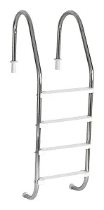 Escada para Piscina Pooltec 4 Degraus em ABS