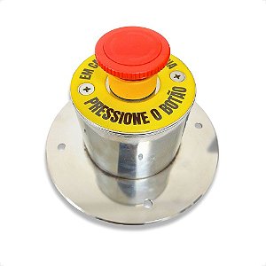 Botão de Emergência de Parede Pooltec - Segurança para Piscinas