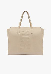 SCHUTZ BOLSA GRANDE SHOPPING NAPA CREME