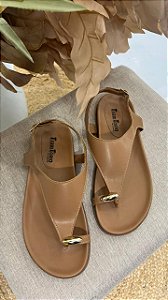 TERRITÓRIO SANDÁLIA PAPETE CAPUCCINO