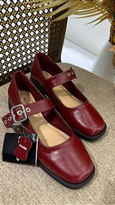 BOTTERO SAPATILHA COURO ATENAS BURGUNDY