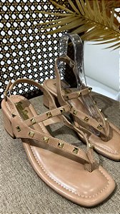 TERRITÓRIO SANDÁLIA SALTO BLOCO MADRI CAPUCCINO