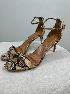 SANTA LOLLA SANDÁLIA GISELE SNAKE AMENDOA