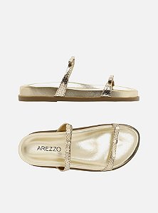 AREZZO PAPETE SERPENTE METAL OURO PLATINO