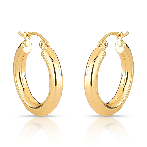 Brinco Argola Lisa fecho Click