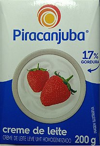 Caixa De Creme De Leite Piracanjuba.