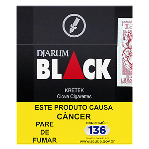 Cigarro Djarum Black Cravo – Maço com 20 Unidades