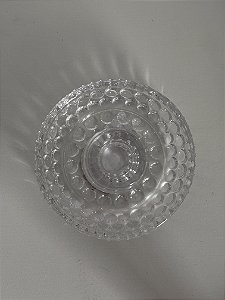 CASTIÇAL PORTA-VELA CRISTAL