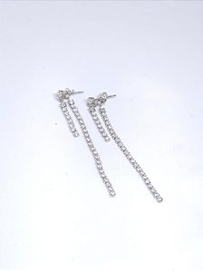 BRINCO COM ZIRCONIAS  FESTA RODIO BRANCO - BR1107