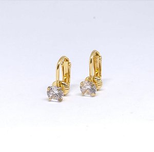 BRINCO DE PRESSAO C ZIRCONIA BANH OURO 18K - BC842