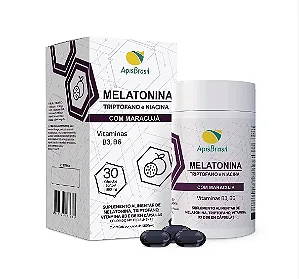Melatonina + Triptofano e Niacina - Suplemento Alimentar com Maracujá