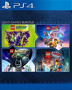 Conjunto de Jogos LEGO PS4 Mídia Digital