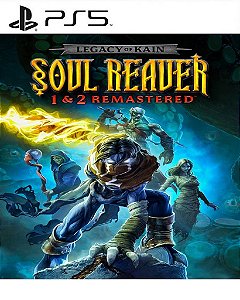 Legacy of Kain Soul Reaver 1 e 2 Remastered PS5 Mídia Digital