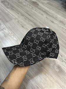 Boné Gucci - Jeans Preto 656206-3HAF8-1060