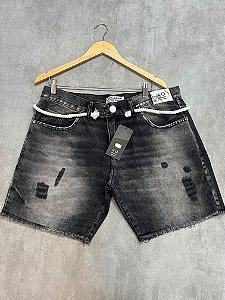 Bermuda Jogador Brow - Cinza e Preta BJ001
