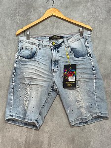 Bermuda Jogador City Denim - Clara Pintada BJ006