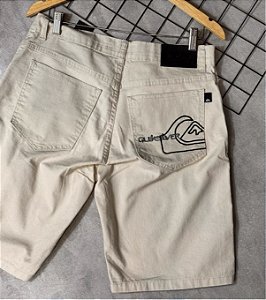Bermuda Sarja Quiksilver - Bege BS016