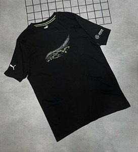 Camiseta Puma Original Preta Ediçao Mercedes ORI001