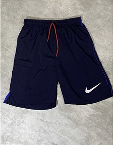 Bermuda Nike - Azul  Logo Branca BG027