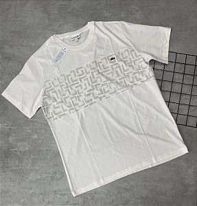Camiseta Peruana Lacoste Branco - CP093