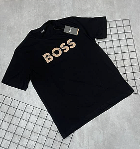 Camiseta Peruana Hugo Boss Preto - CP102