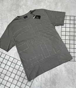 Camiseta Peruana Armani Cinza - CP108