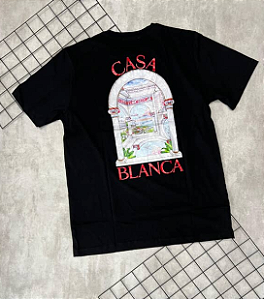 Camiseta Peruana Casa Blanca Preto - CP115