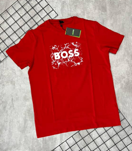 Camiseta Peruana Hugo Boss Vermelho - CP124