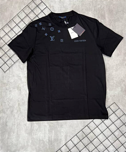 Camiseta Peruana Louis Vuitton Preto e Azul - CP117