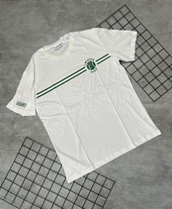 Camiseta Peruana Lacoste Branco | Verde - CP160